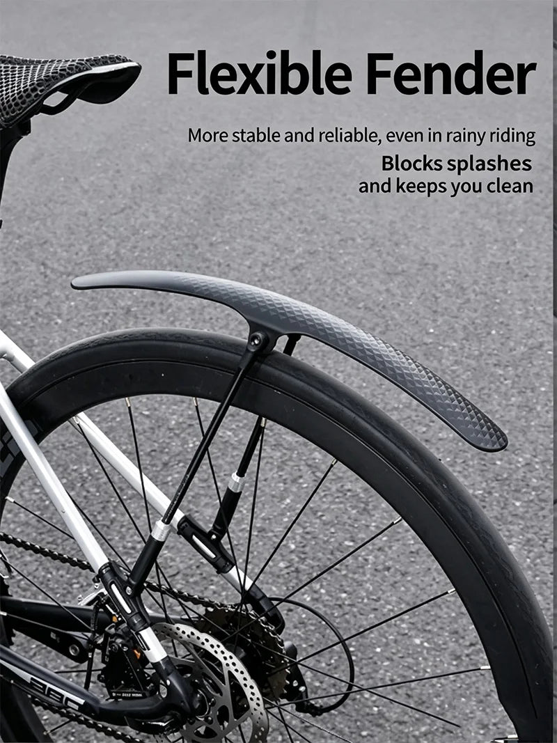 Fahrrad Schutzblech hinten – Verstellbar & extra breit – MTB & E-Bike Spritzschutz