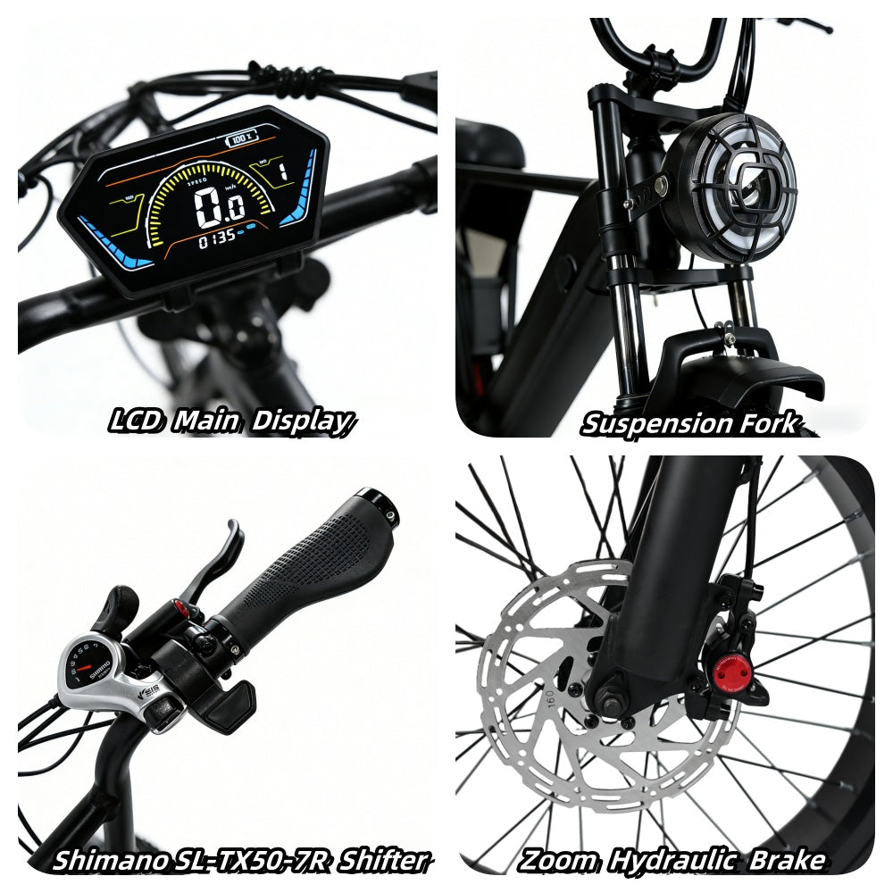Yangor Y20 Pro Max E-Bike – 250W | 48V 35Ah | 20×4,0" | bis 210 km | Peak 500W