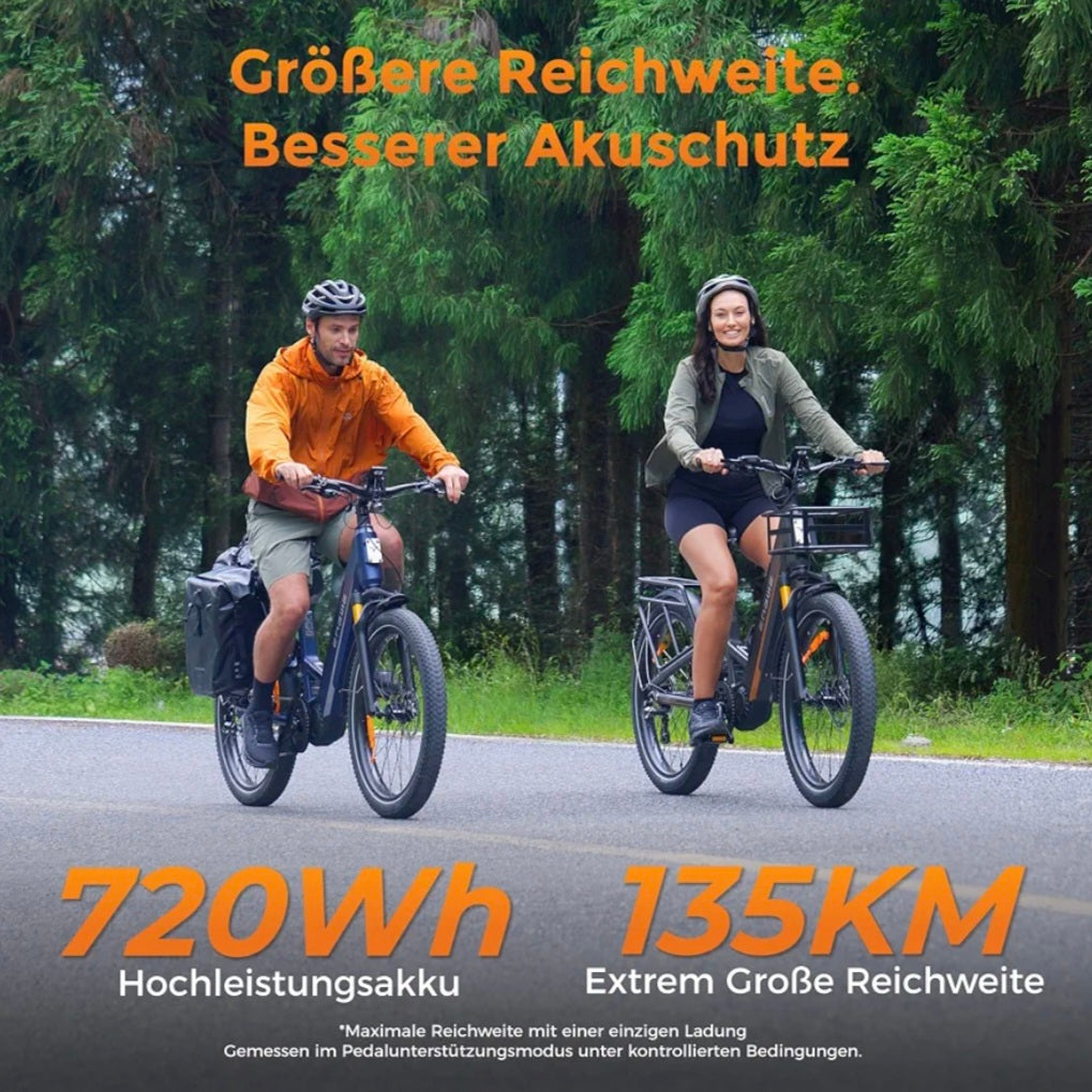 ENGWE E26 3.0 Pro – E-SUV E-Bike mit 100 Nm Mittelmotor, Vollfederung & 135 km Reichweite