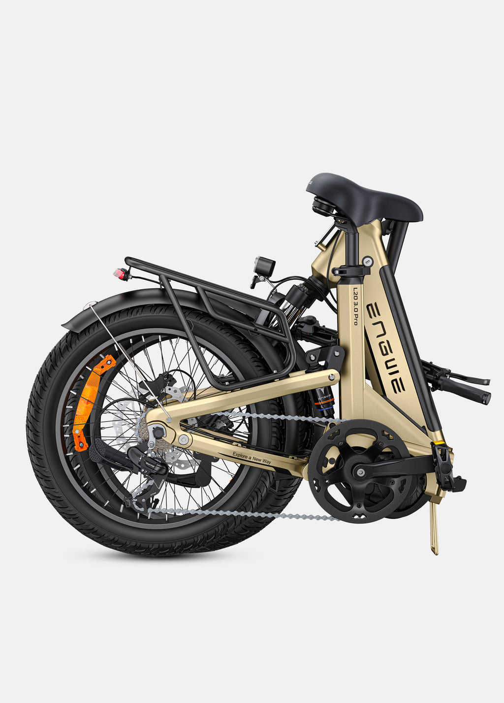 ENGWE L20 3.0 Pro – Faltbares E-Bike mit 100 Nm Mittelmotor, Vollfederung & 160 km Reichweite