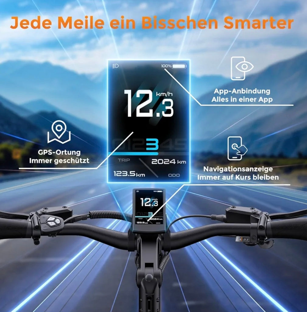 ENGWE E26 3.0 Pro – E-SUV E-Bike mit 100 Nm Mittelmotor, Vollfederung & 135 km Reichweite